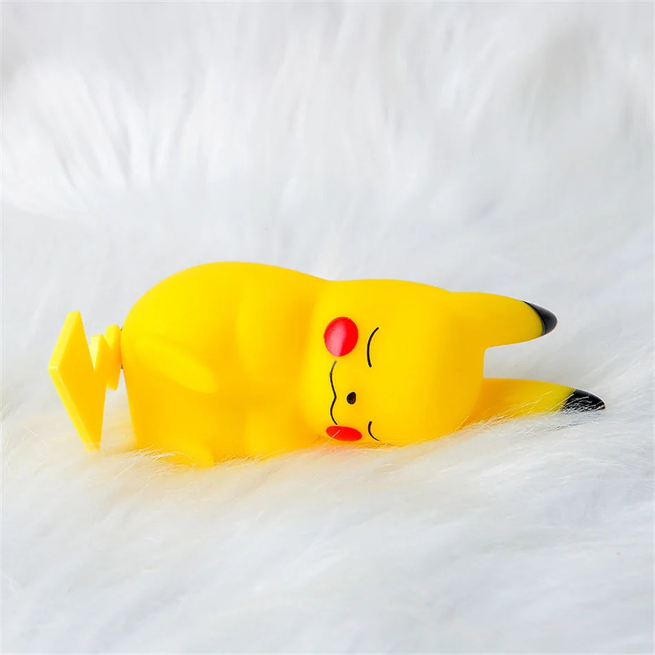 Pokemon Pikachu Night Light Cute Anime Soft Light Bedroom Bedside LED Light Room Decoration Christmas Children's Toy Gift