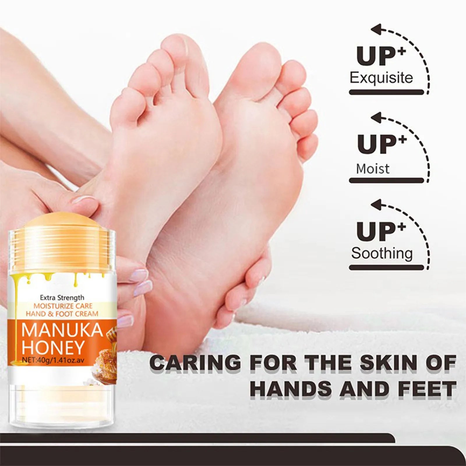 40g Rozino Honey Anti Cracking Cream For Repairing Dry Cracked Hands Chapped Heels Moisturizing Hand Foot Care Cream Foot Cream