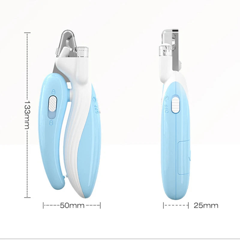 Professional Pet Nail Clippers with Led Light r Dogs Cats Pet Claw Grooming Scissors for Small Animals Paw Nail Trimmer Pet