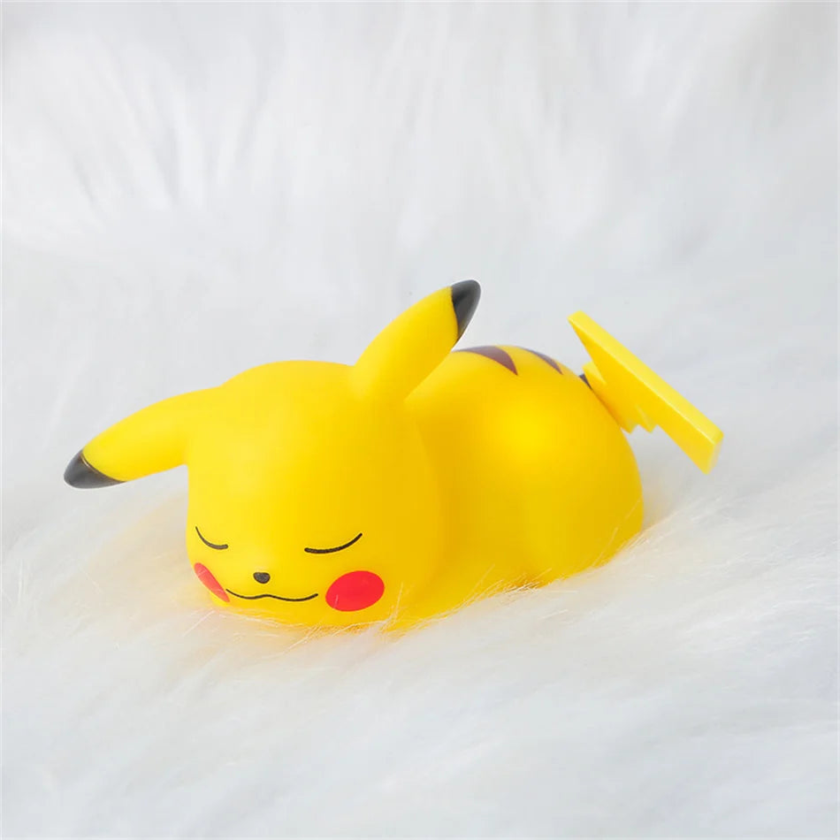 Pokemon Pikachu Night Light Cute Anime Soft Light Bedroom Bedside LED Light Room Decoration Christmas Children's Toy Gift