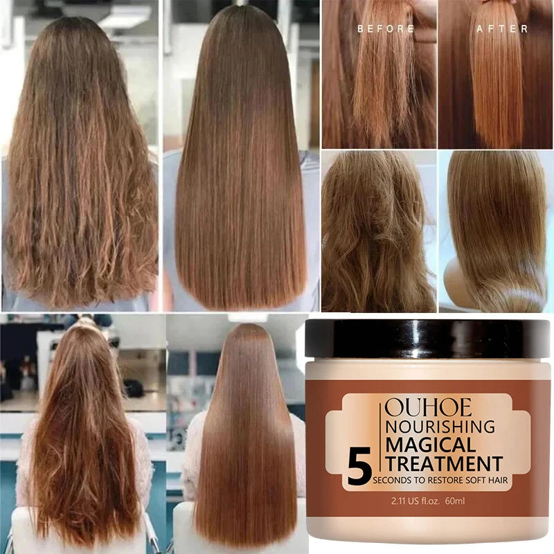 5 Seconds Hair Mask Magical Professional Keratin Treatment Collagen Smoothing Shiny Repair Damaged Frizz Oil Hair Care Products