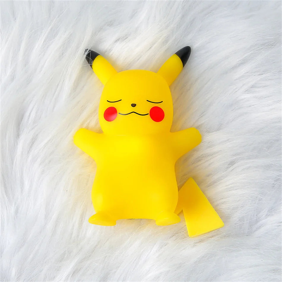 Pokemon Pikachu Night Light Cute Anime Soft Light Bedroom Bedside LED Light Room Decoration Christmas Children's Toy Gift