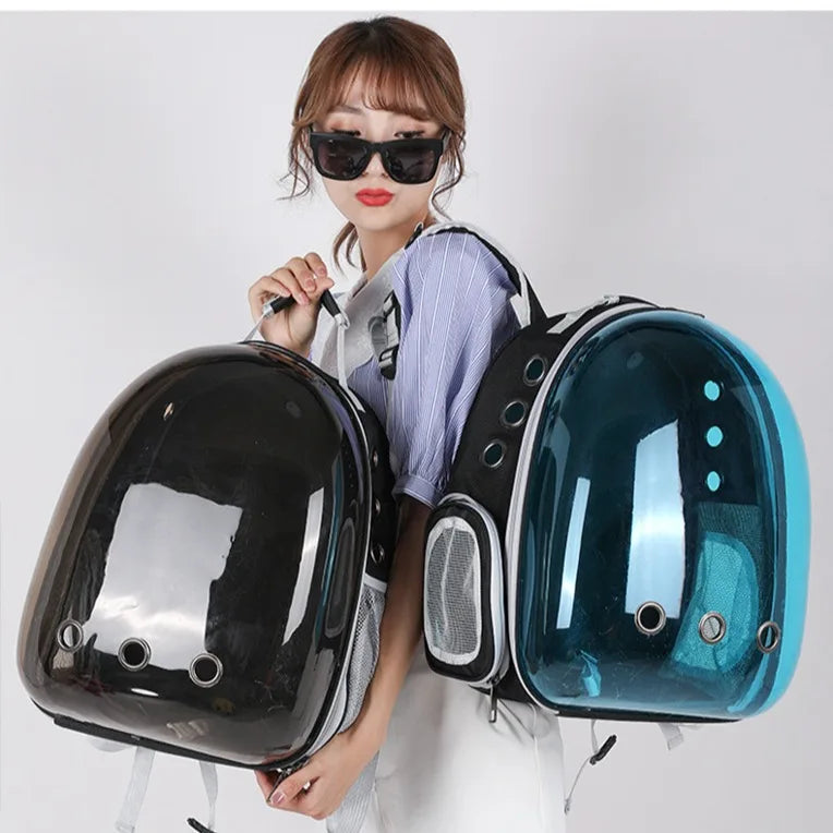 Cat Bag Outgoing  Portable Cat Backpack Panoramic Transparent Pet